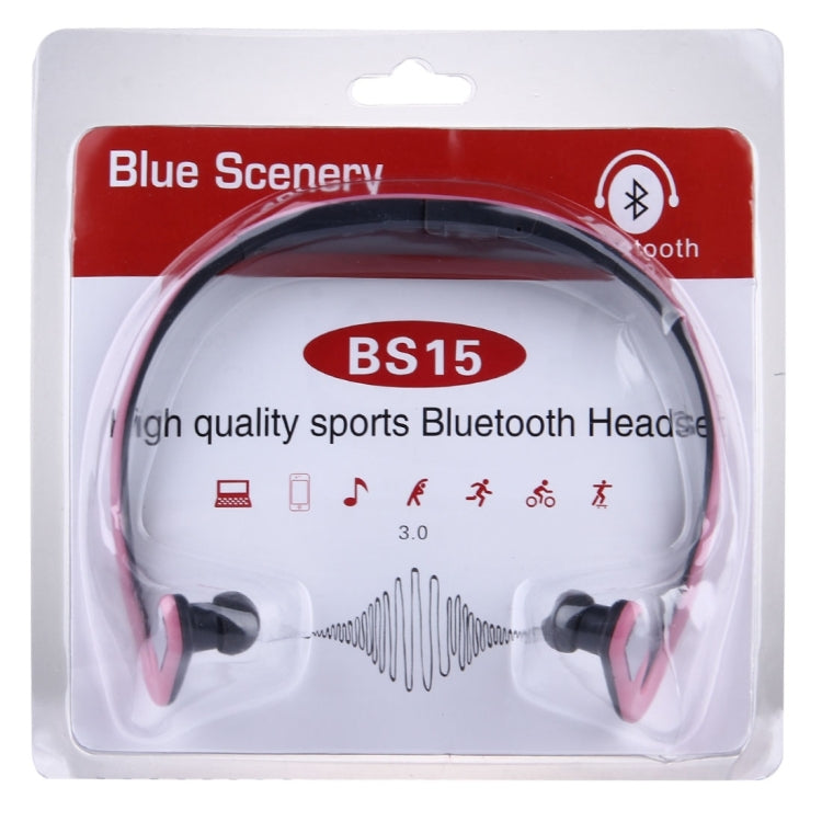 BS15 Life Waterproof Sweatproof Stereo Wireless Sports Bluetooth Earbud Earphone In-ear Headphone Headset, For Smart Phones & iPad & Laptop & Notebook & MP3 or Other Bluetooth Audio Devices