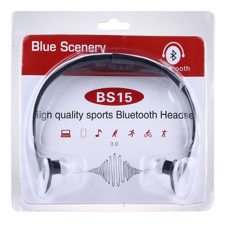 BS15 Life Waterproof Sweatproof Stereo Wireless Sports Bluetooth Earbud Earphone In-ear Headphone Headset, For Smart Phones & iPad & Laptop & Notebook & MP3 or Other Bluetooth Audio Devices