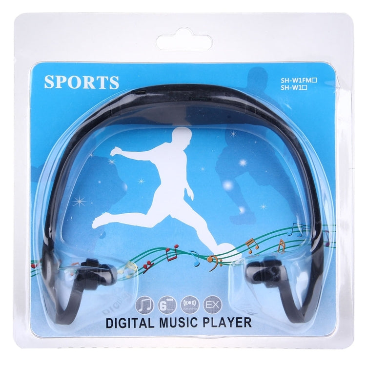 SH-W1FM Life Waterproof Sweatproof Stereo Wireless Sports Earbud Earphone In-ear Headphone Headset with Micro SD Card, For Smart Phones & iPad & Laptop & Notebook & MP3 or Other Audio Devices, Maximum SD Card Storage: 8GB