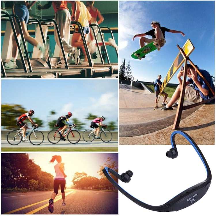 SH-W1FM Life Waterproof Sweatproof Stereo Wireless Sports Earbud Earphone In-ear Headphone Headset with Micro SD Card, For Smart Phones & iPad & Laptop & Notebook & MP3 or Other Audio Devices, Maximum SD Card Storage: 8GB