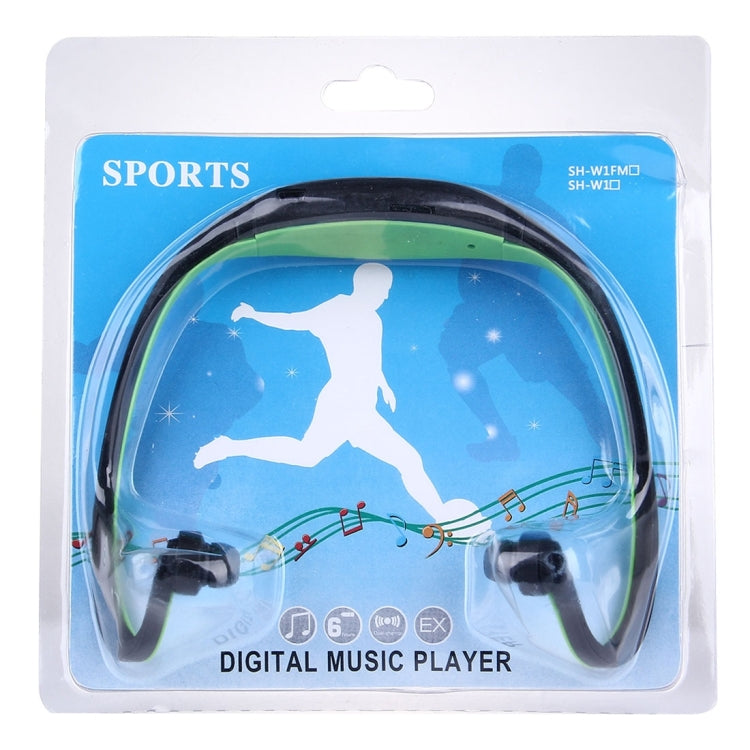 SH-W1FM Life Waterproof Sweatproof Stereo Wireless Sports Earbud Earphone In-ear Headphone Headset with Micro SD Card, For Smart Phones & iPad & Laptop & Notebook & MP3 or Other Audio Devices, Maximum SD Card Storage: 8GB