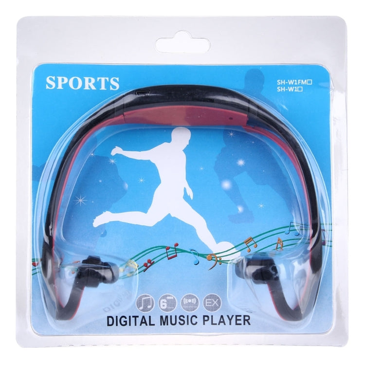 SH-W1FM Life Waterproof Sweatproof Stereo Wireless Sports Earbud Earphone In-ear Headphone Headset with Micro SD Card, For Smart Phones & iPad & Laptop & Notebook & MP3 or Other Audio Devices, Maximum SD Card Storage: 8GB