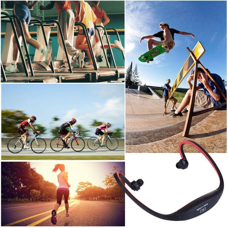 SH-W1FM Life Waterproof Sweatproof Stereo Wireless Sports Earbud Earphone In-ear Headphone Headset with Micro SD Card, For Smart Phones & iPad & Laptop & Notebook & MP3 or Other Audio Devices, Maximum SD Card Storage: 8GB