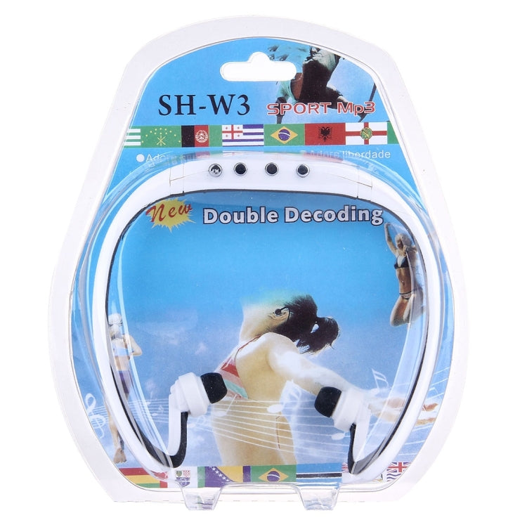 SH-W3 Life Waterproof Sweatproof Stereo Sports Earbud Earphone In-ear Headphone Headset with Micro SD / TF Card, For Smart Phones & iPad & Laptop & Notebook & MP3 or Other Audio Devices, Maximum SD Card Storage: 32GB