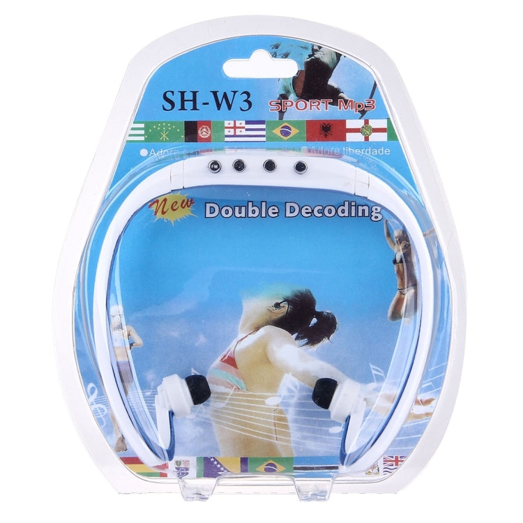 SH-W3 Life Waterproof Sweatproof Stereo Sports Earbud Earphone In-ear Headphone Headset with Micro SD / TF Card, For Smart Phones & iPad & Laptop & Notebook & MP3 or Other Audio Devices, Maximum SD Card Storage: 32GB