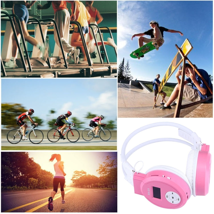 SH-S1 Folding Stereo HiFi Wireless Sports Headphone Headset with LCD Screen to Display Track Information & SD / TF Card, For Smart Phones & iPad & Laptop & Notebook & MP3 or Other Audio Devices
