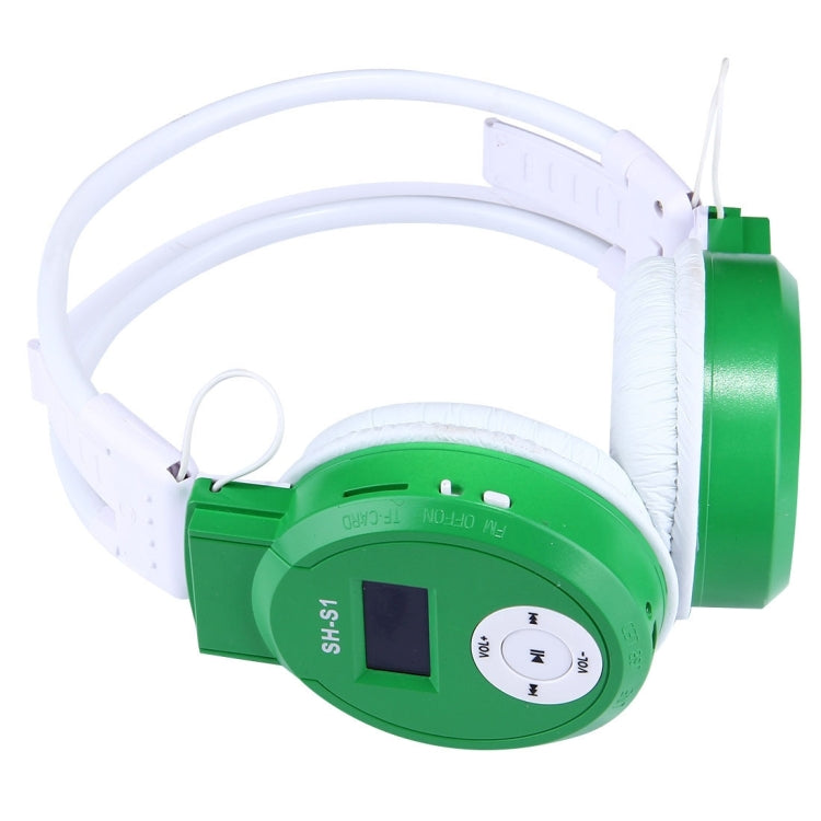 SH-S1 Folding Stereo HiFi Wireless Sports Headphone Headset with LCD Screen to Display Track Information & SD / TF Card, For Smart Phones & iPad & Laptop & Notebook & MP3 or Other Audio Devices