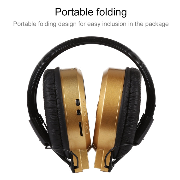 SH-S1 Folding Stereo HiFi Wireless Sports Headphone Headset with LCD Screen to Display Track Information & SD / TF Card, For Smart Phones & iPad & Laptop & Notebook & MP3 or Other Audio Devices