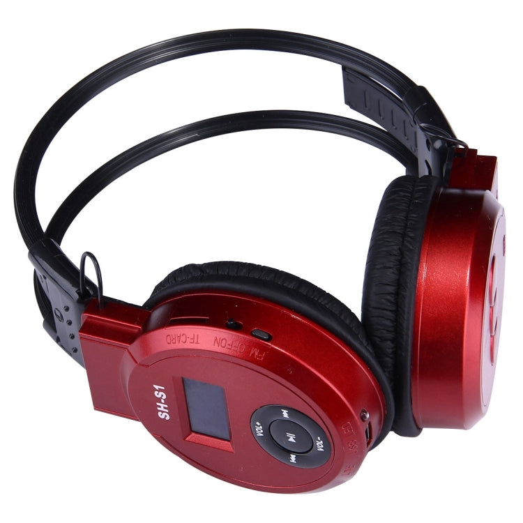 SH-S1 Folding Stereo HiFi Wireless Sports Headphone Headset with LCD Screen to Display Track Information & SD / TF Card, For Smart Phones & iPad & Laptop & Notebook & MP3 or Other Audio Devices