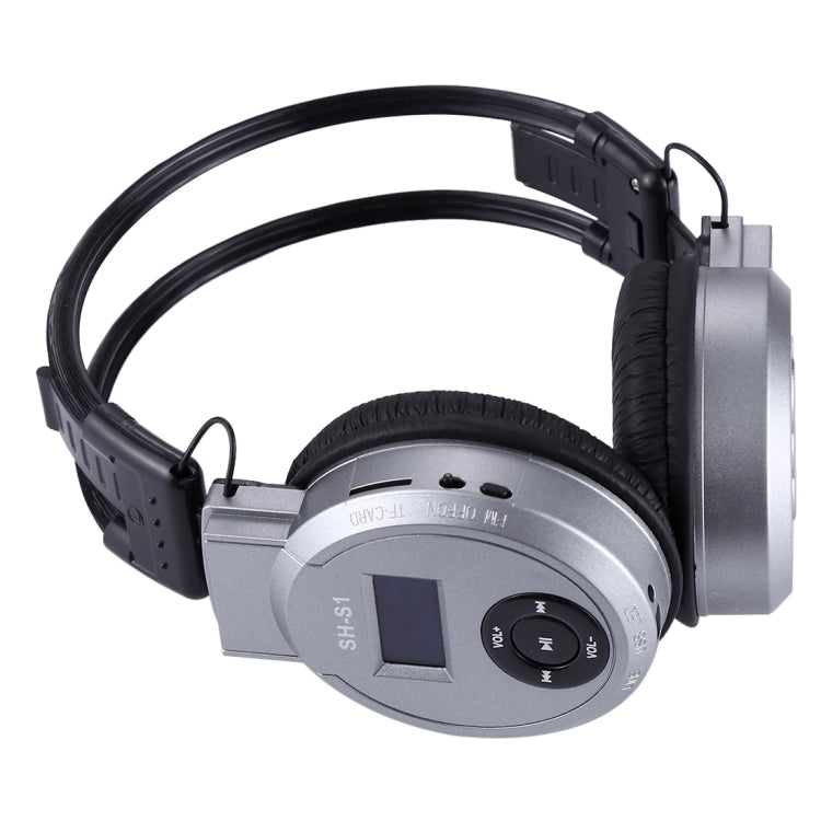 SH-S1 Folding Stereo HiFi Wireless Sports Headphone Headset with LCD Screen to Display Track Information & SD / TF Card, For Smart Phones & iPad & Laptop & Notebook & MP3 or Other Audio Devices