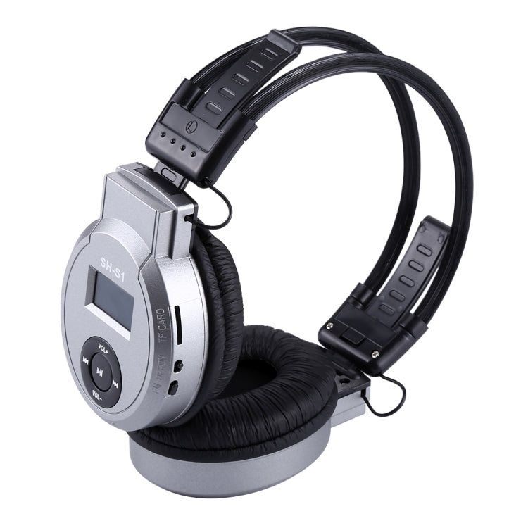 SH-S1 Folding Stereo HiFi Wireless Sports Headphone Headset with LCD Screen to Display Track Information & SD / TF Card, For Smart Phones & iPad & Laptop & Notebook & MP3 or Other Audio Devices