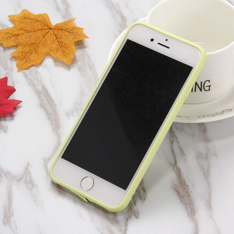For iPhone 6 & 6s Green Background Lovely Bear Pattern Squeeze Relief Squishy Dropproof Protective Back Cover Case