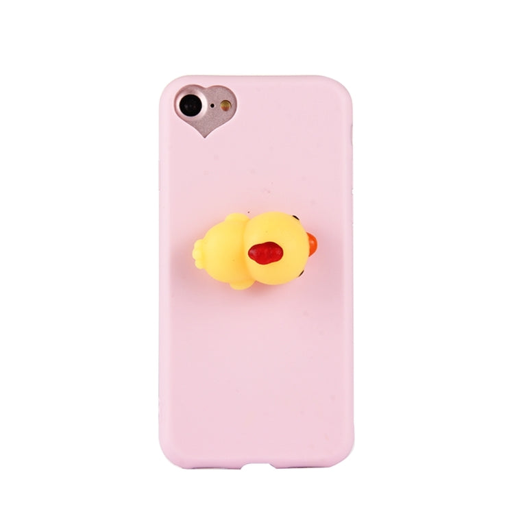 For iPhone 6 & 6s 3D Duck Pattern Squeeze Relief Squishy Dropproof Protective Back Cover Case