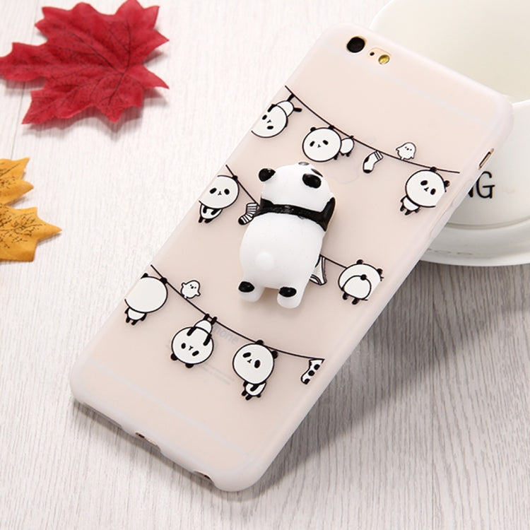 For iPhone 6 & 6s 3D Cartoon Squeeze Relief Squishy Dropproof Protective Back Cover Case