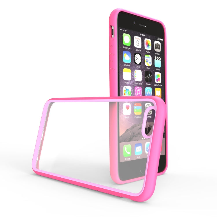 Two-color Frame Acrylic PC Case for iPhone 6