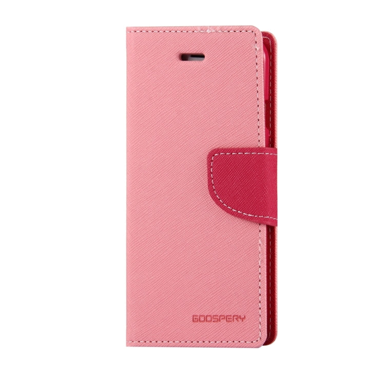 GOOSPERY FANCY DIARY for iPhone 6 & 6s Cross Texture Horizontal Flip Leather Case with Card Slots & Wallet & Holder