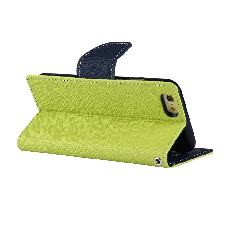 GOOSPERY FANCY DIARY for iPhone 6 & 6s Cross Texture Horizontal Flip Leather Case with Card Slots & Wallet & Holder