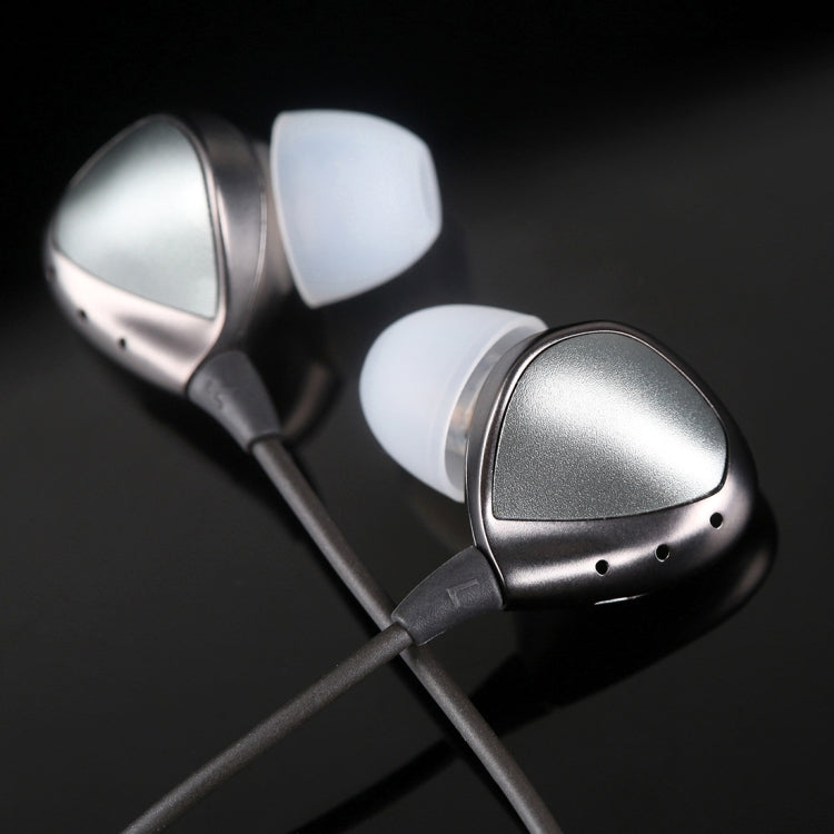 ELE Whisper 3.5mm In-Ear Active Noise Cancelling HiFi Stereo Wire Control Earphone with Mic, For iPad, iPhone, Galaxy, Huawei, Xiaomi, LG, HTC and Other Smart Phones(Grey)
