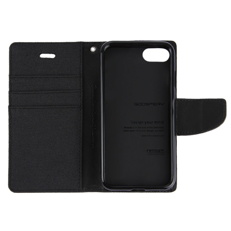 GOOSPERY CANVAS DIARY for iPhone 6 & 6s Canvas Texture Horizontal Flip Leather Case with Card Slots & Wallet & Holder
