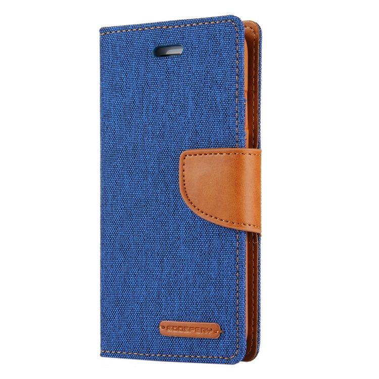GOOSPERY CANVAS DIARY for iPhone 6 & 6s Canvas Texture Horizontal Flip Leather Case with Card Slots & Wallet & Holder