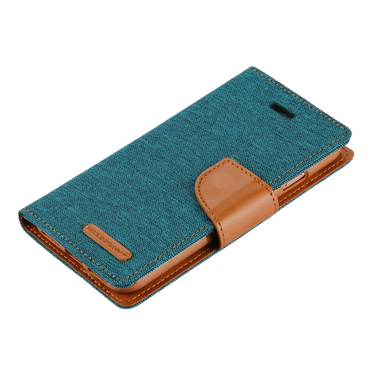 GOOSPERY CANVAS DIARY for iPhone 6 & 6s Canvas Texture Horizontal Flip Leather Case with Card Slots & Wallet & Holder