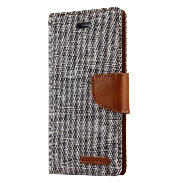 GOOSPERY CANVAS DIARY for iPhone 6 & 6s Canvas Texture Horizontal Flip Leather Case with Card Slots & Wallet & Holder