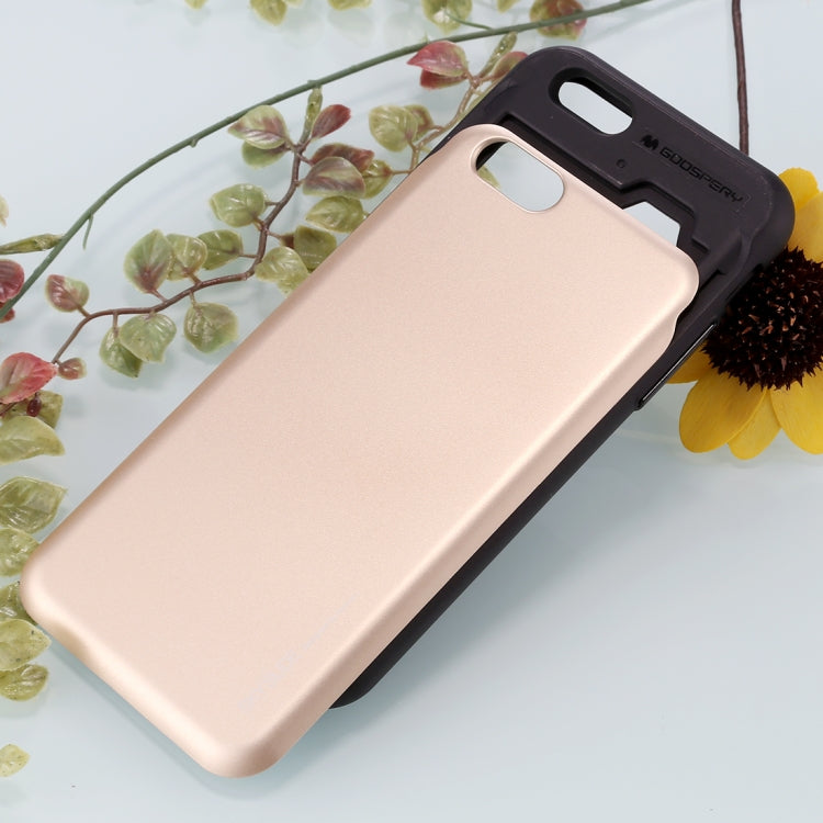 GOOSPERY for iPhone 6 & 6s TPU + PC Sky Slide Bumper Protective Back Case with Card Slots