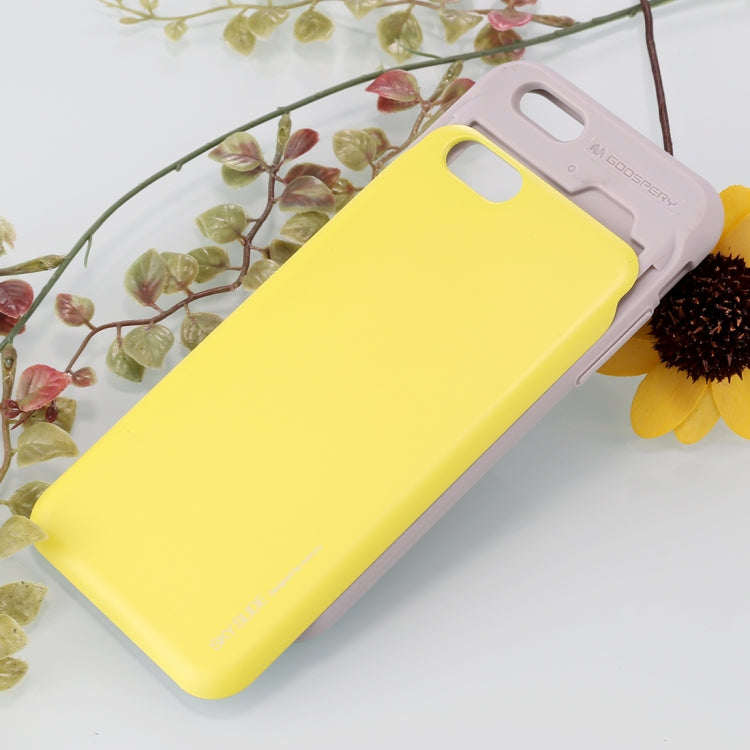 GOOSPERY for iPhone 6 & 6s TPU + PC Sky Slide Bumper Protective Back Case with Card Slots