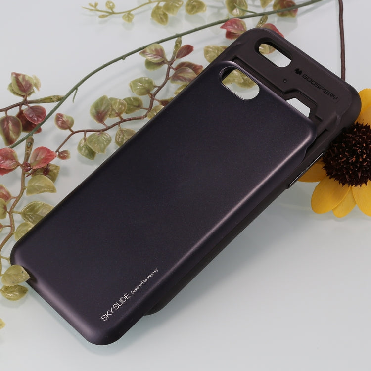 GOOSPERY for iPhone 6 & 6s TPU + PC Sky Slide Bumper Protective Back Case with Card Slots