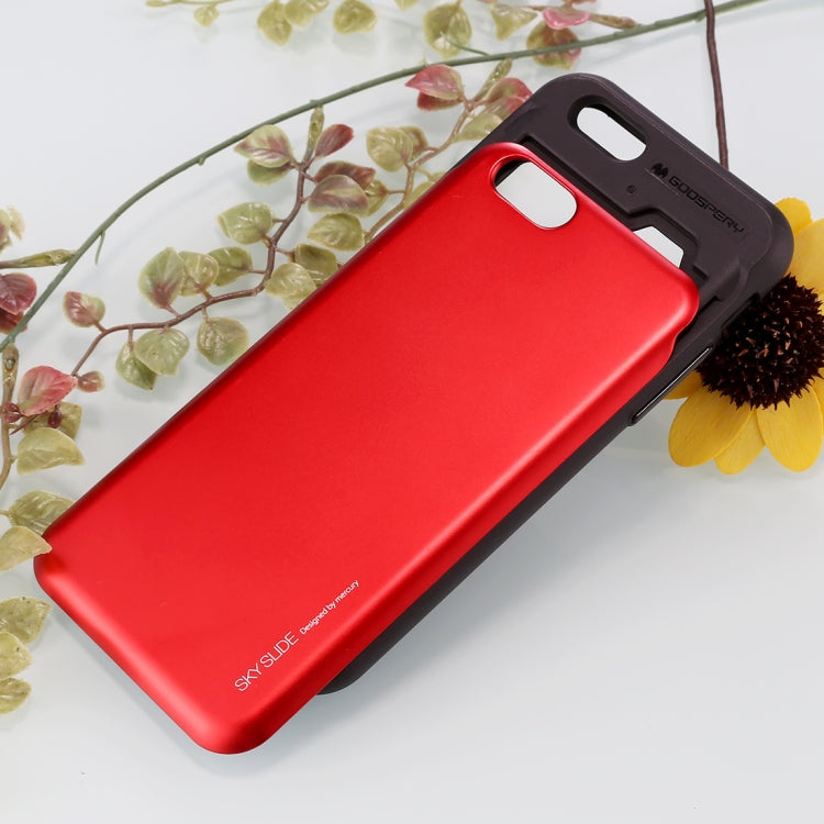 GOOSPERY for iPhone 6 & 6s TPU + PC Sky Slide Bumper Protective Back Case with Card Slots