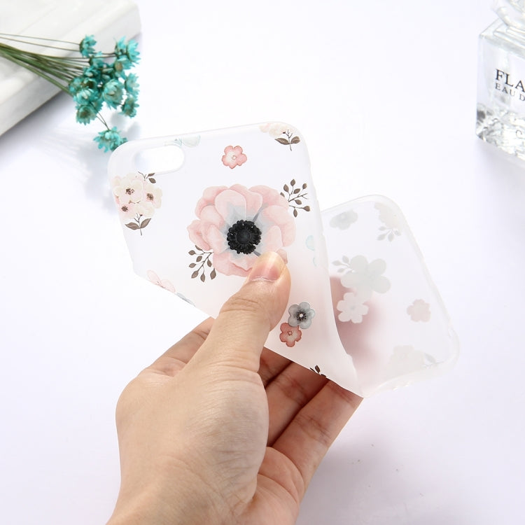 For iPhone 6 & 6s TPU Frosted Embossed