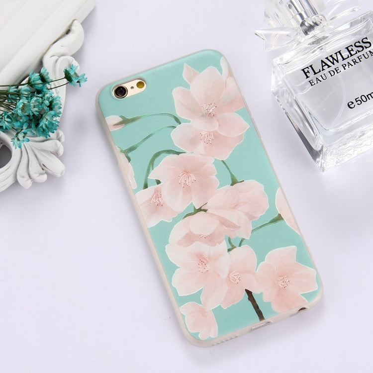 For iPhone 6 & 6s TPU Frosted Embossed