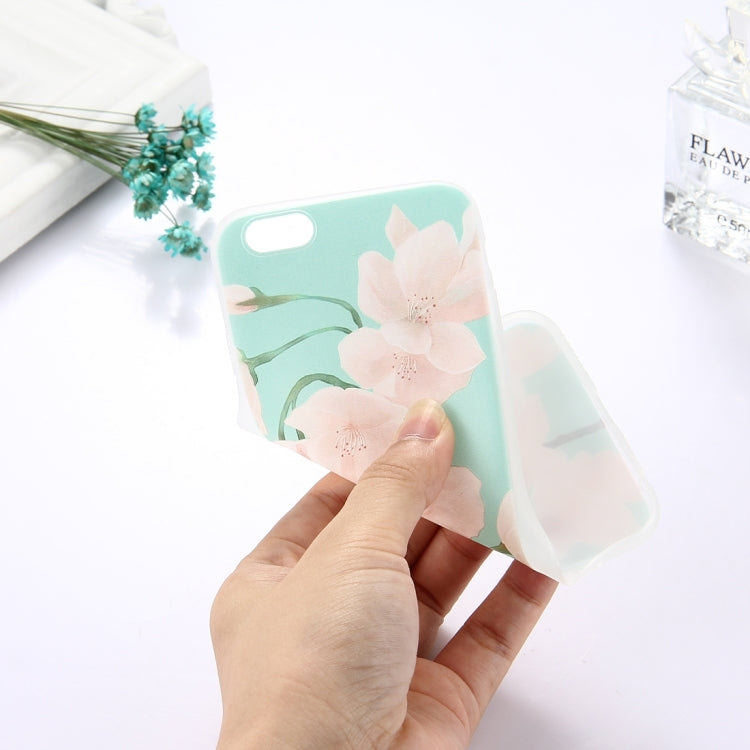 For iPhone 6 & 6s TPU Frosted Embossed