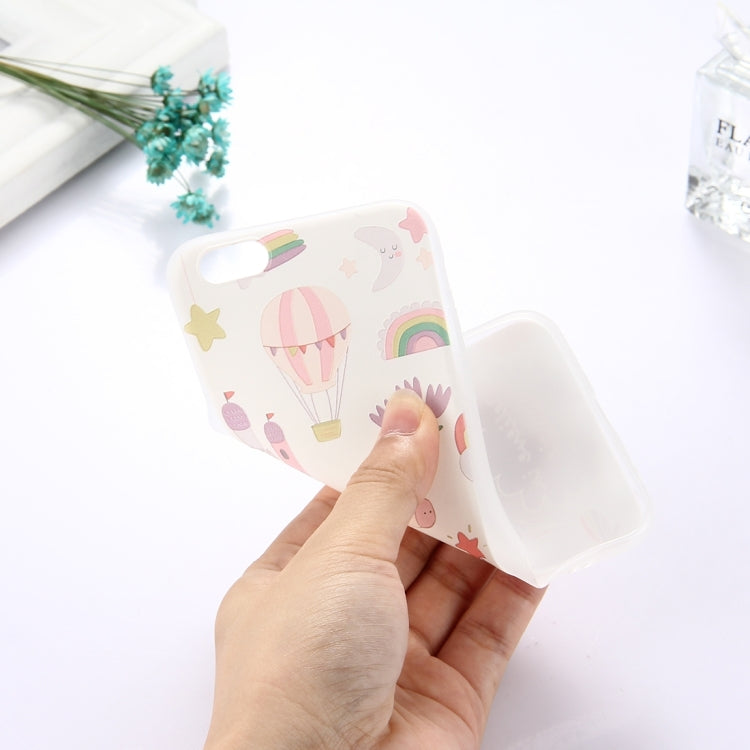 For iPhone 6 & 6s TPU Frosted Embossed