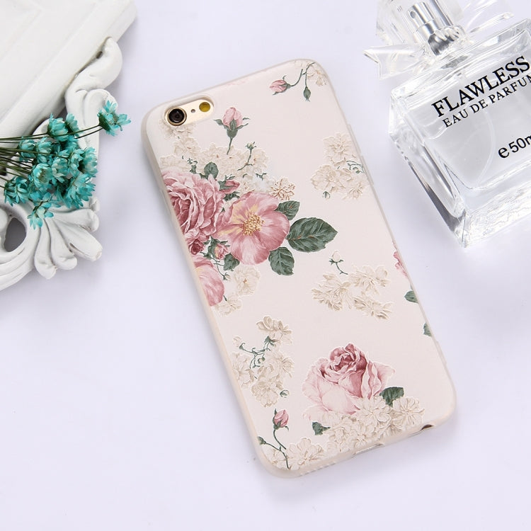 For iPhone 6 & 6s TPU Frosted Embossed