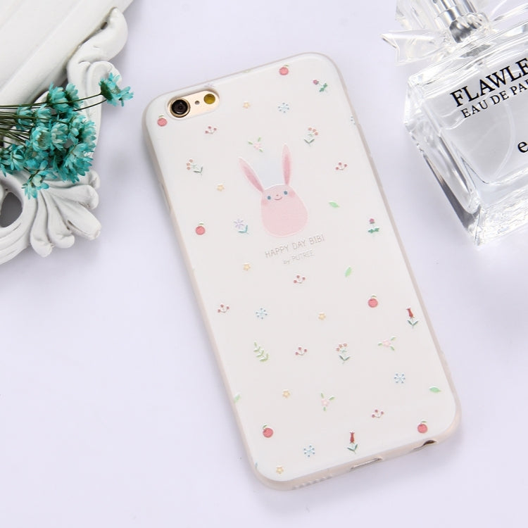 For iPhone 6 & 6s TPU Frosted Embossed