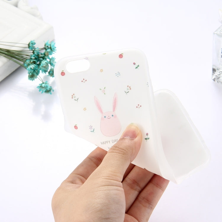 For iPhone 6 & 6s TPU Frosted Embossed