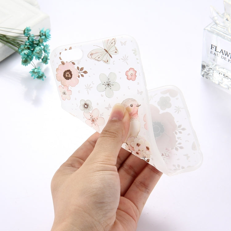 For iPhone 6 & 6s TPU Frosted Embossed