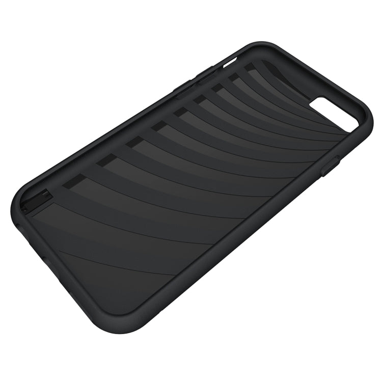 For iPhone 6 & 6s Brushed Texture Separable TPU + PC Combination Back Case with Card Slot & Holder