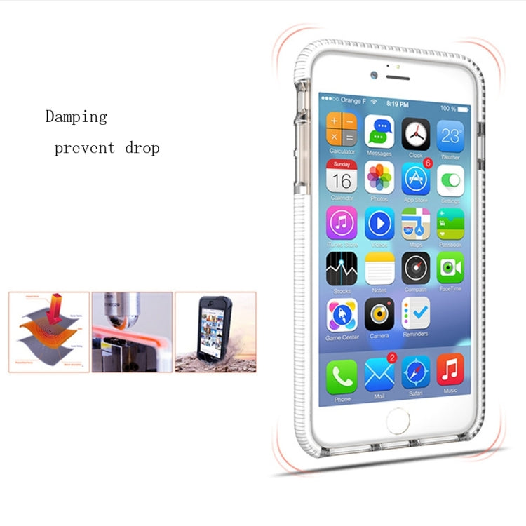 For iPhone 6 & 6s Diamond Texture TPU Dropproof Protective Back Cover Case