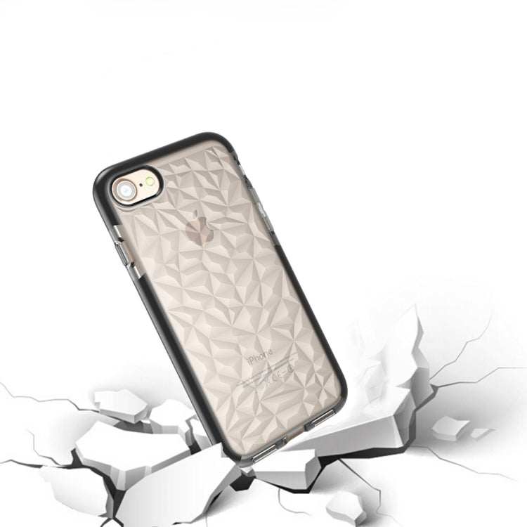 For iPhone 6 & 6s Diamond Texture TPU Dropproof Protective Back Cover Case