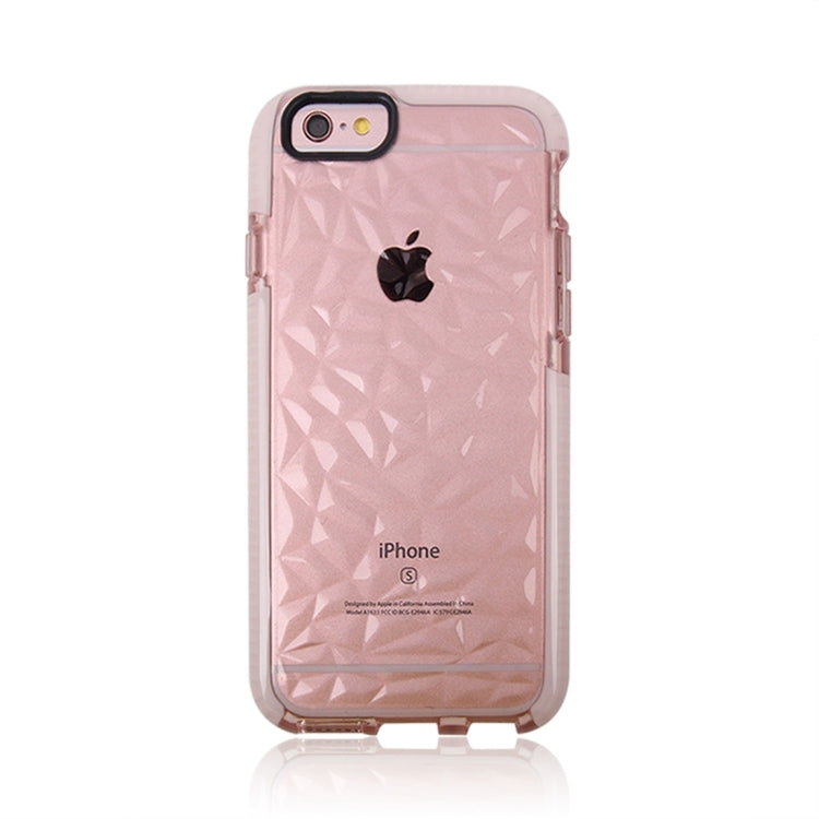 For iPhone 6 & 6s Diamond Texture TPU Dropproof Protective Back Cover Case