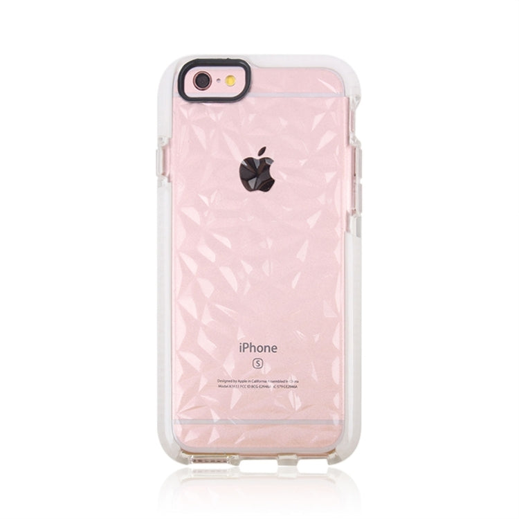 For iPhone 6 & 6s Diamond Texture TPU Dropproof Protective Back Cover Case