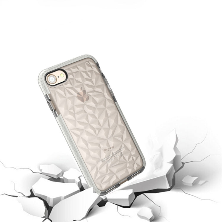 For iPhone 6 & 6s Diamond Texture TPU Dropproof Protective Back Cover Case