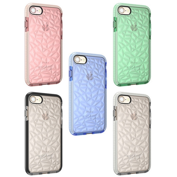 For iPhone 6 & 6s Diamond Texture TPU Dropproof Protective Back Cover Case