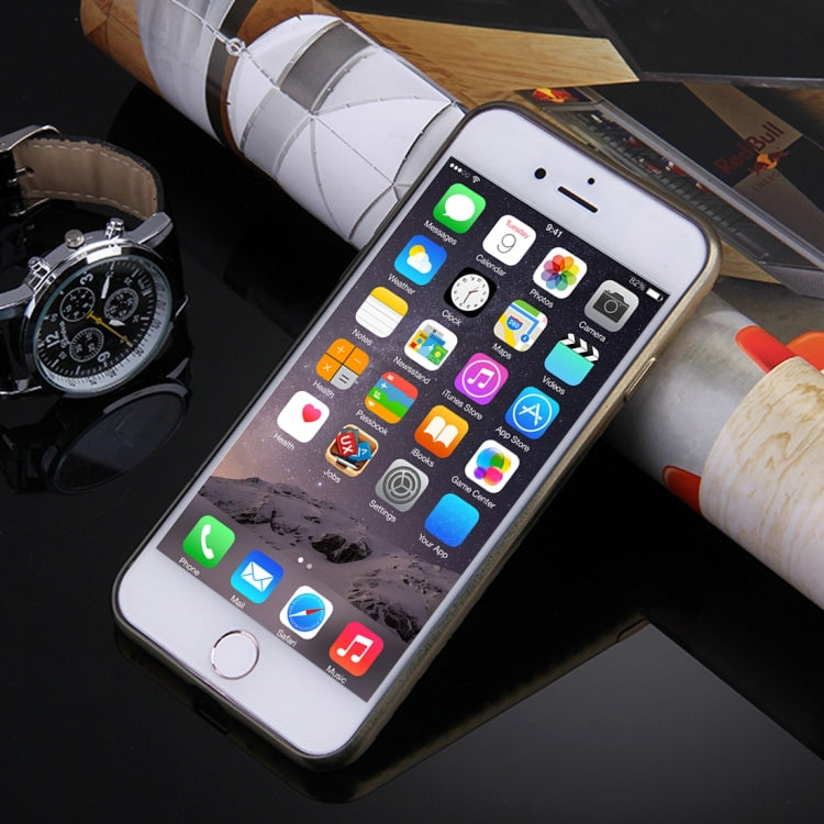 For iPhone 6 & 6s Artistic Carbon Fibre Texture Soft TPU Protective Case Back Cover