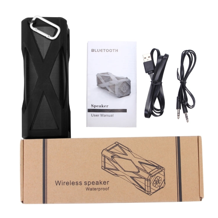 SARDiNE A6 Multifunctional Outdoor IP44 Waterproof Wireless Bluetooth Speaker , with Mic, 4000mAh Battery, Support Hands-free Answer Phone & TF Card & AUX Line In