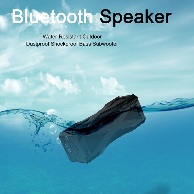 SARDiNE A6 Multifunctional Outdoor IP44 Waterproof Wireless Bluetooth Speaker , with Mic, 4000mAh Battery, Support Hands-free Answer Phone & TF Card & AUX Line In