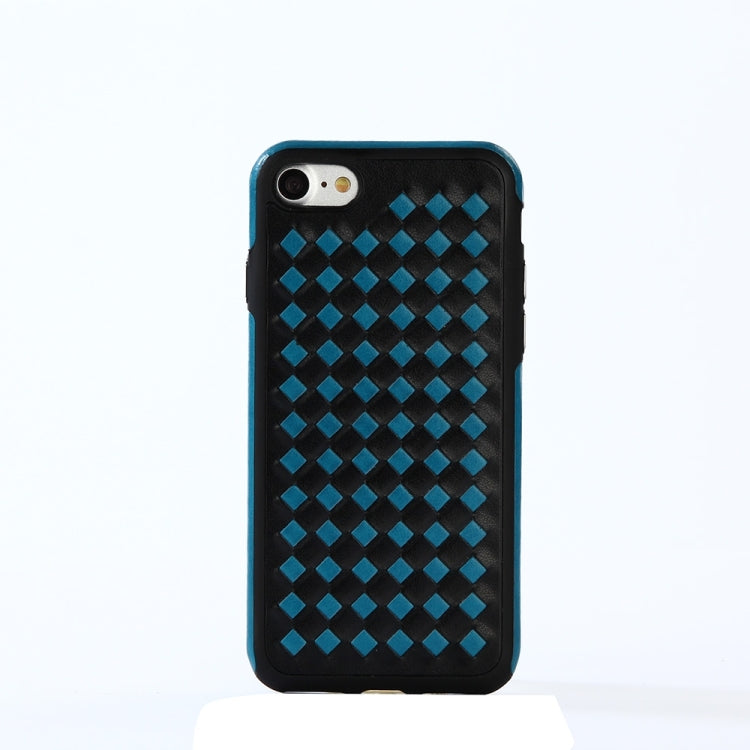 For iPhone 6 & 6s Diamond Knit Texture TPU Paste Skin Protective Case
