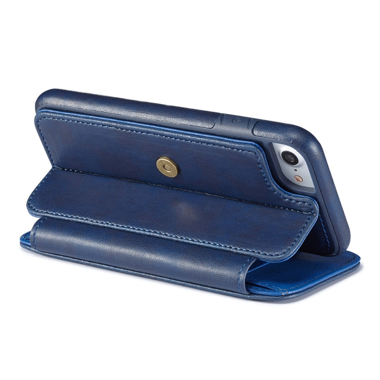 For iPhone 6 & 6s Detachable Retro PU Leather Texture Horizontal Flip Protective Leather Case with Card Slots & Holder & Wallet & Photo Frame